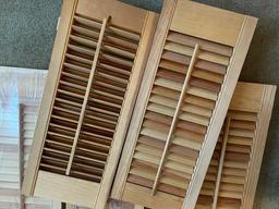 Set of 4 Wooden Shutters