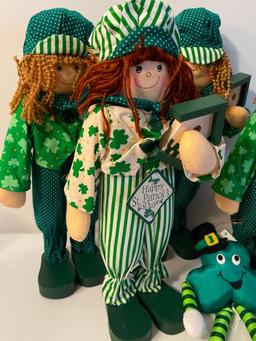 Group of Saint Patty Day Dolls