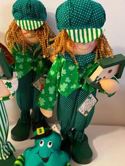 Group of Saint Patty Day Dolls