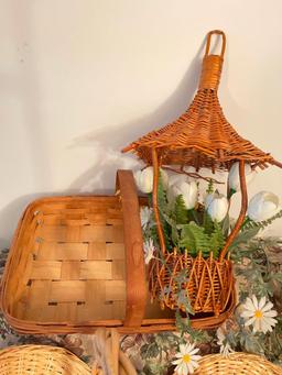 Group of Wicker Baskets