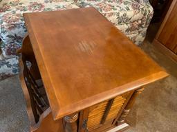 Vintage Wooden End Table