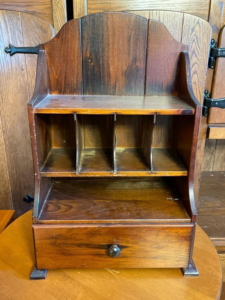 Vintage Wooden Wall Mounted Shelf