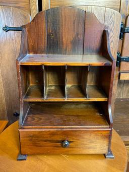 Vintage Wooden Wall Mounted Shelf