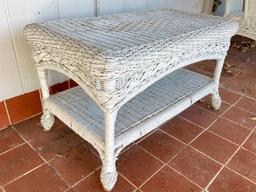 Outdoor Wicker Table