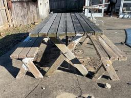 Wooden Picnic Table