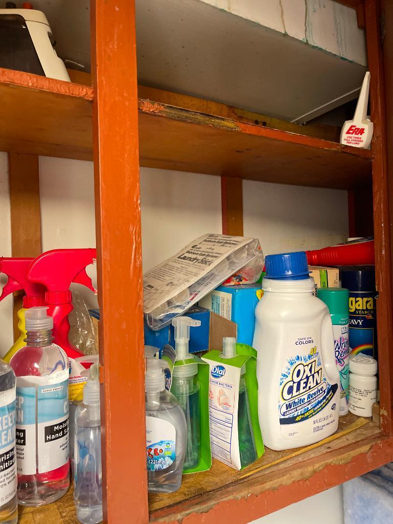 Laundry Room Cabinet Contents