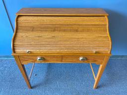 Wooden Roll Top Desk