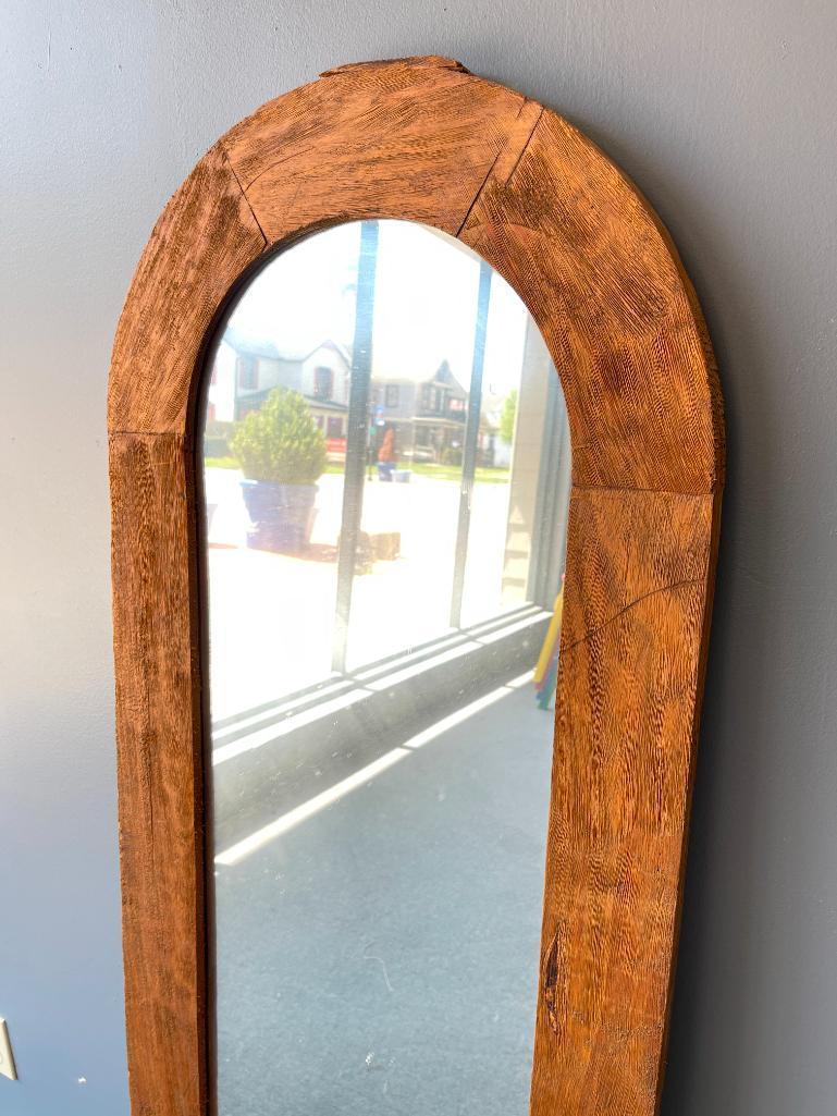 Vintage Wooden Framed Mirror