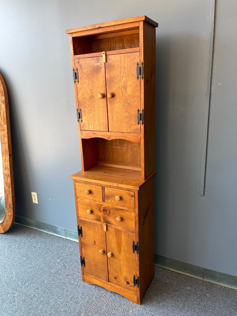 Wooden 2 Piece Cabinet