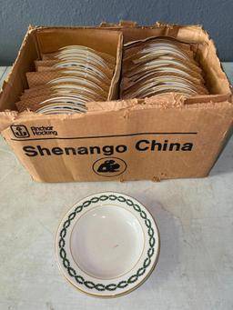 Box of Anchor Hocking Shenango China Soup Bowls for King Cole Restaurant