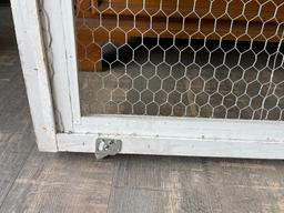 Wood Framed Door w/Chicken Wire