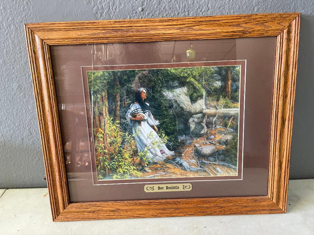 Framed Bev Doolittle Print