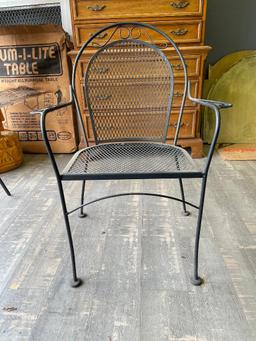 Wrought Iron Outdoor Patio Chair