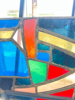 Custom Leaded Stained Glass Window for King Cole Restaurant