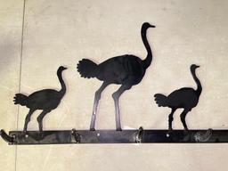 Decorative Wrought Iron Coat Rack