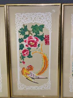 Four Asian Style Wall Art