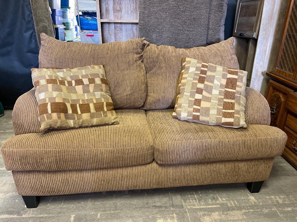 Brown Loveseat