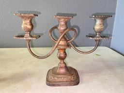 Two King Cole International Silver Co. Candle Holders