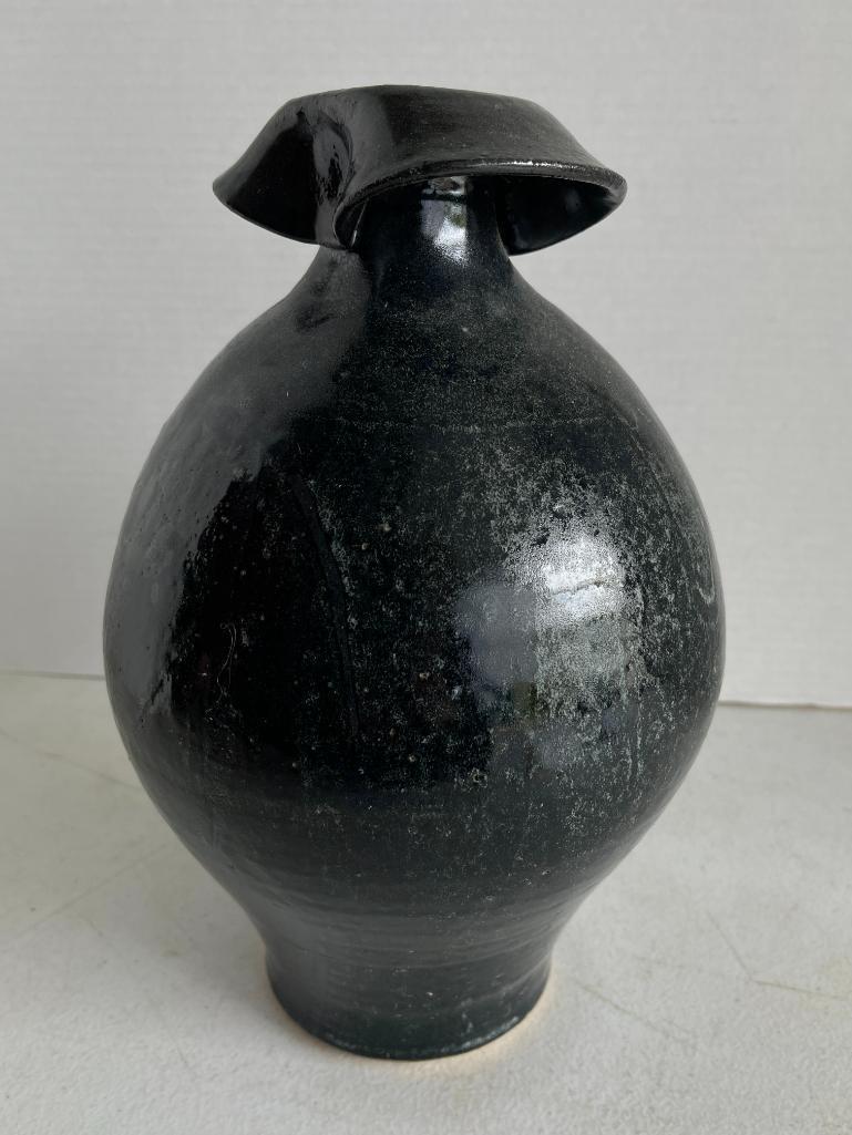 Signed Pottery Vase