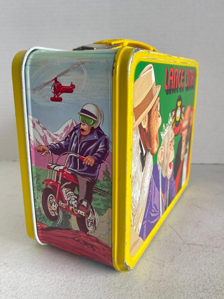 Vintage Metal Lunch Box Including Thermos - Lance Link