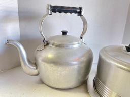 Group of 2 Vintage Aluminum Kitchen Items