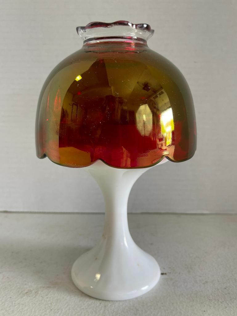 Vintage Glass Westmoreland Candle Holder