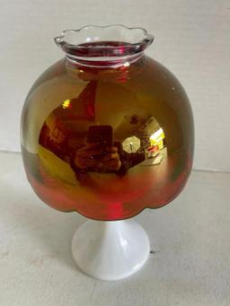 Vintage Glass Westmoreland Candle Holder