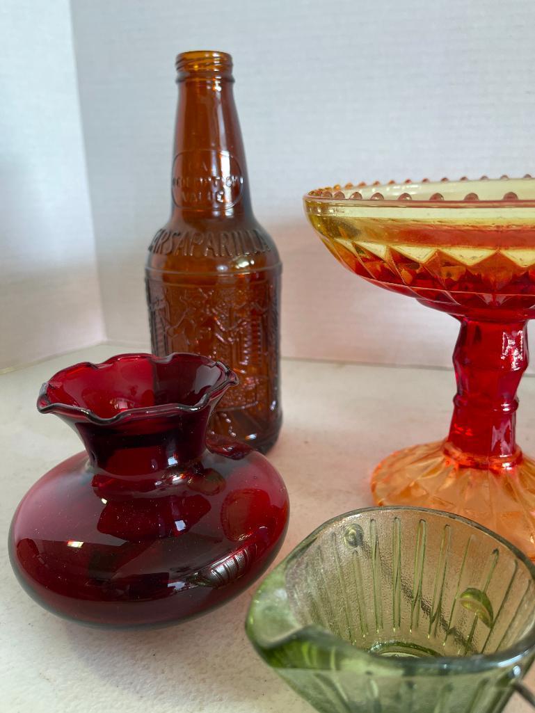 Group of Vintage Glasswear