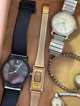 Group of Vintage Watches and Watch Parts