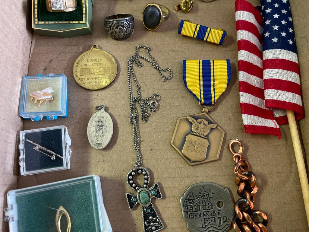 Jewelry and Metal Lot