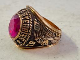 10K Stebbins 1980 Class Ring