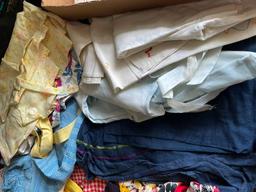 Group of Vintage Youth Clothing and Fabric