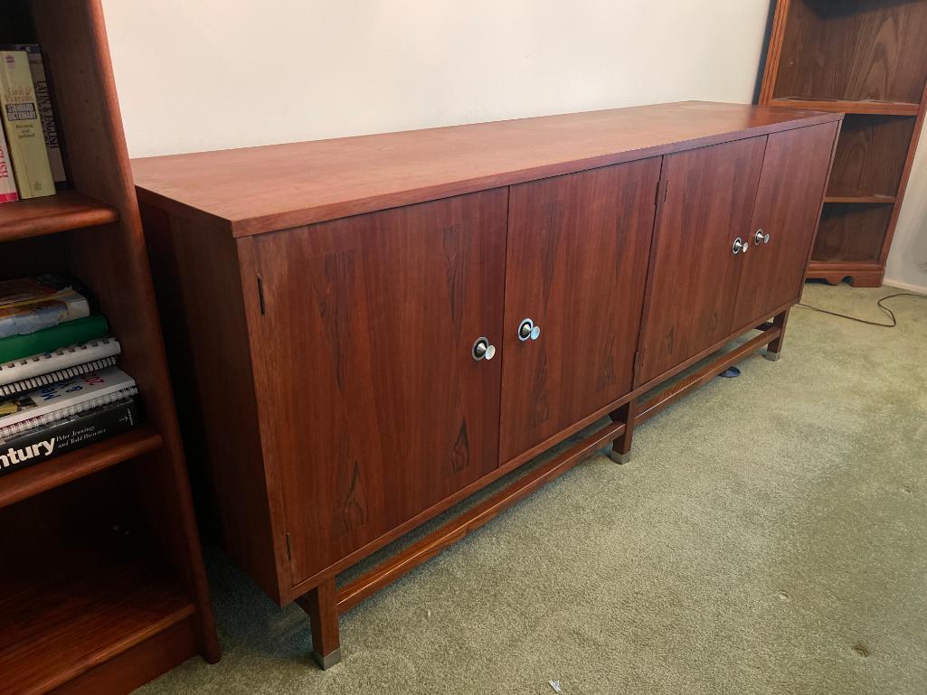 Vintage Stanley Wooden Credenza