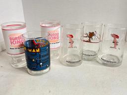 Group of 6 Vintage Drinking Glasses