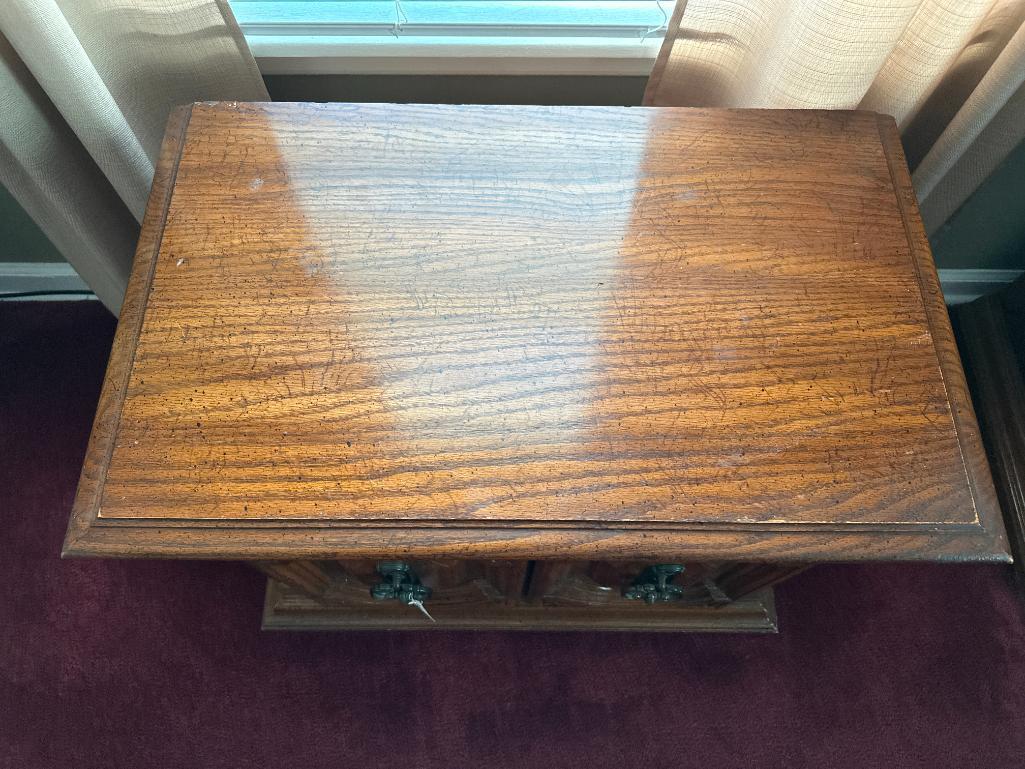 Vintage Oak Night Stand