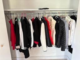 Coats and Jackets in Primary Bedroom Closet