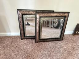 Pair of Decorative Wall Mirrors