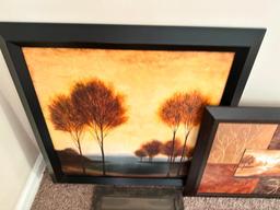 Group of 4 Contemporary Wall Art Items