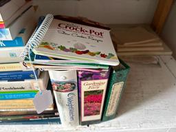 Group of Cook Books and Roasting Pan, Used