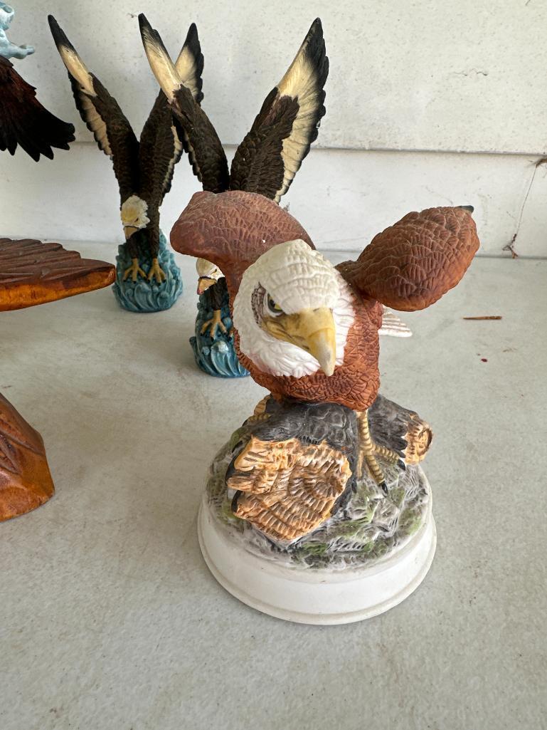 Group of Decorative Eagles