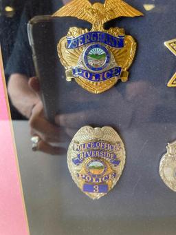 Police shadowbox badges