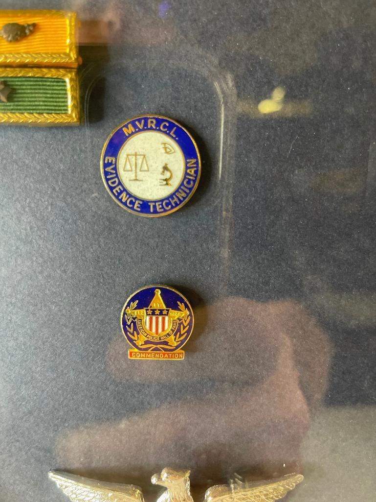 Police shadowbox badges