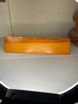 Wooden shelf