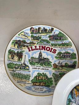 lot of five state plates first set