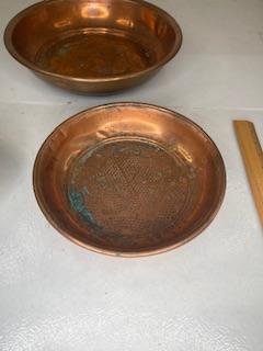 Copper and brass containers