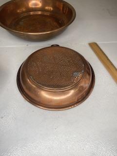 Copper and brass containers