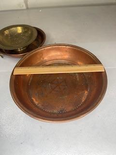 Copper and brass containers