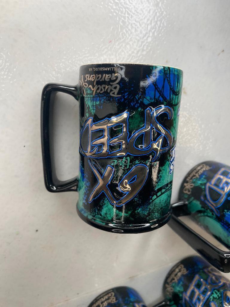 4 Busch Gardens mugs