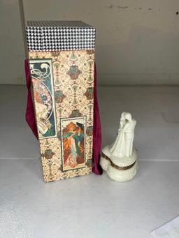 Art box and Bride/ Groom trinket holder