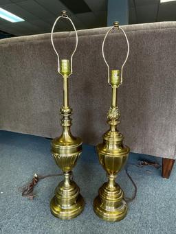 Group of 2 Brass Stifel Lamps